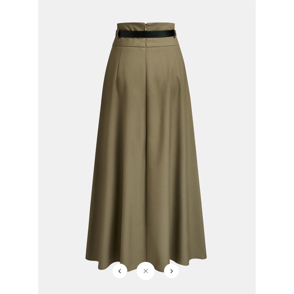 NWT Commense Belted Asymmetric Maxi Skirt Sz S - Picture 2 of 4